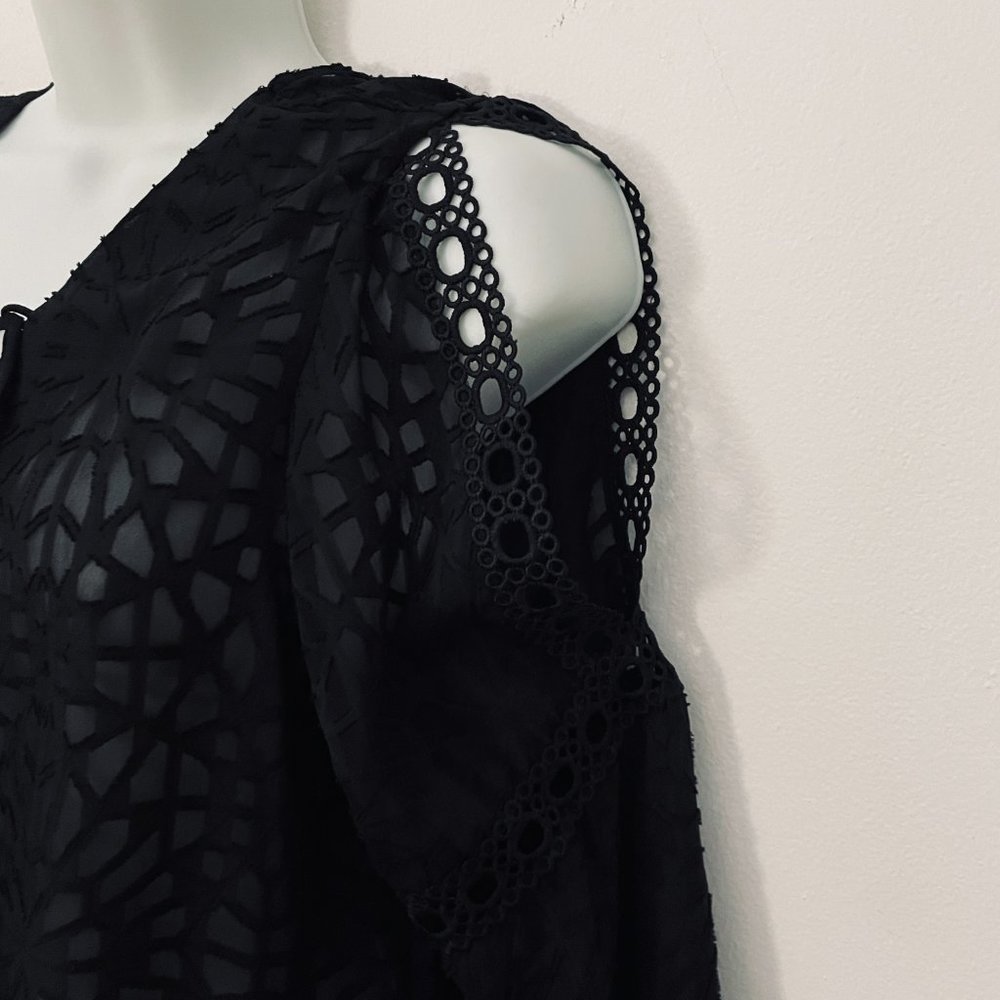 JM Collection Sheer Blouse NWT